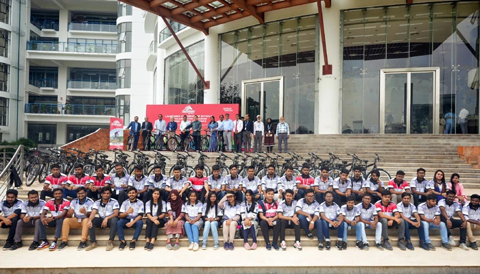 Inauguration of bicycle popularization program 2023 in DIU at DSC