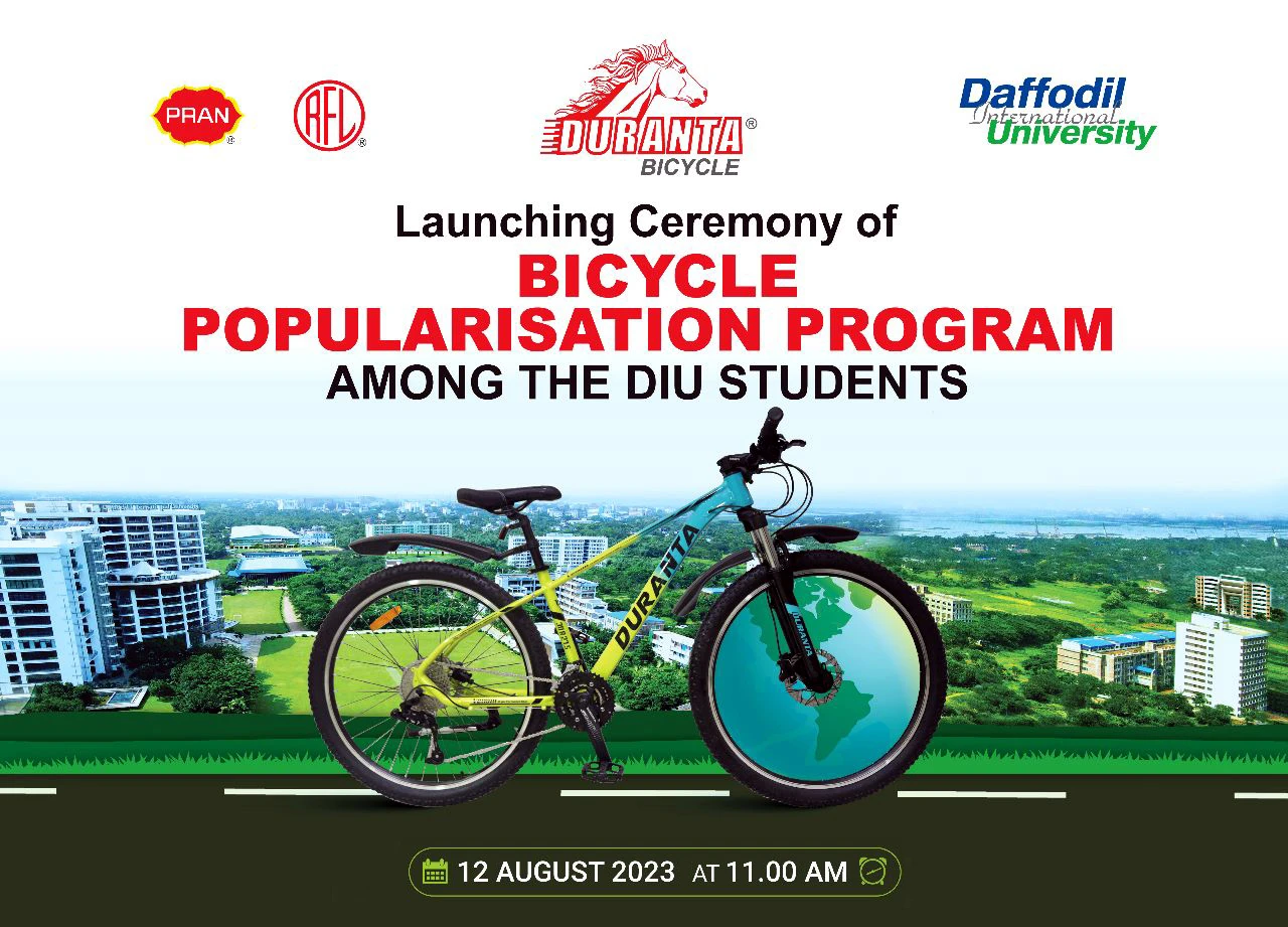 Inauguration of bicycle popularization program 2023 in DIU at DSC